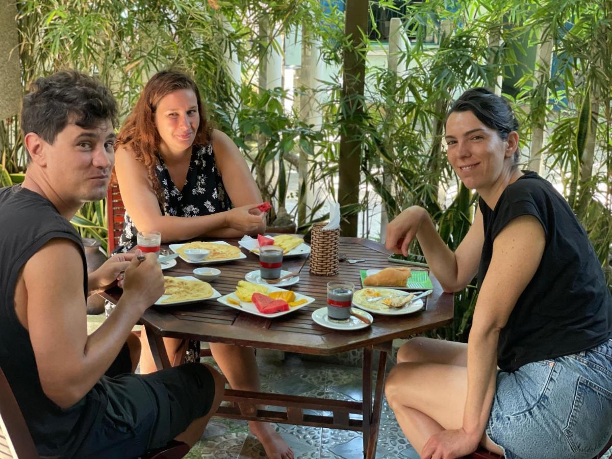 Hammock Homestay Tân Hiệ Esterno foto