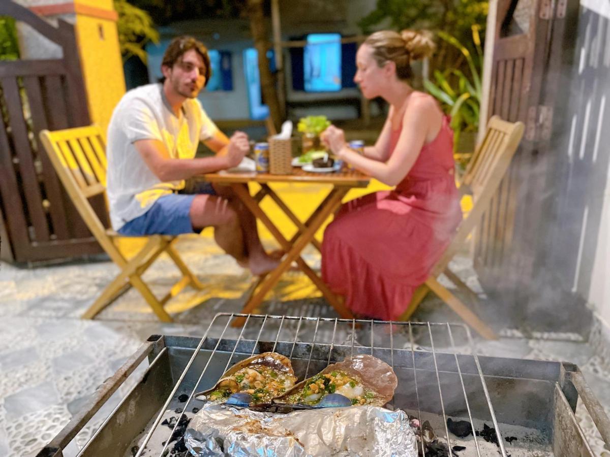 Hammock Homestay Tân Hiệ Esterno foto