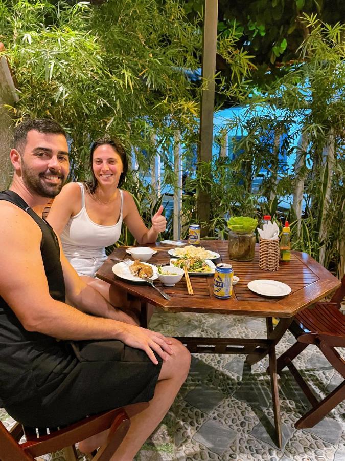 Hammock Homestay Tân Hiệ Esterno foto