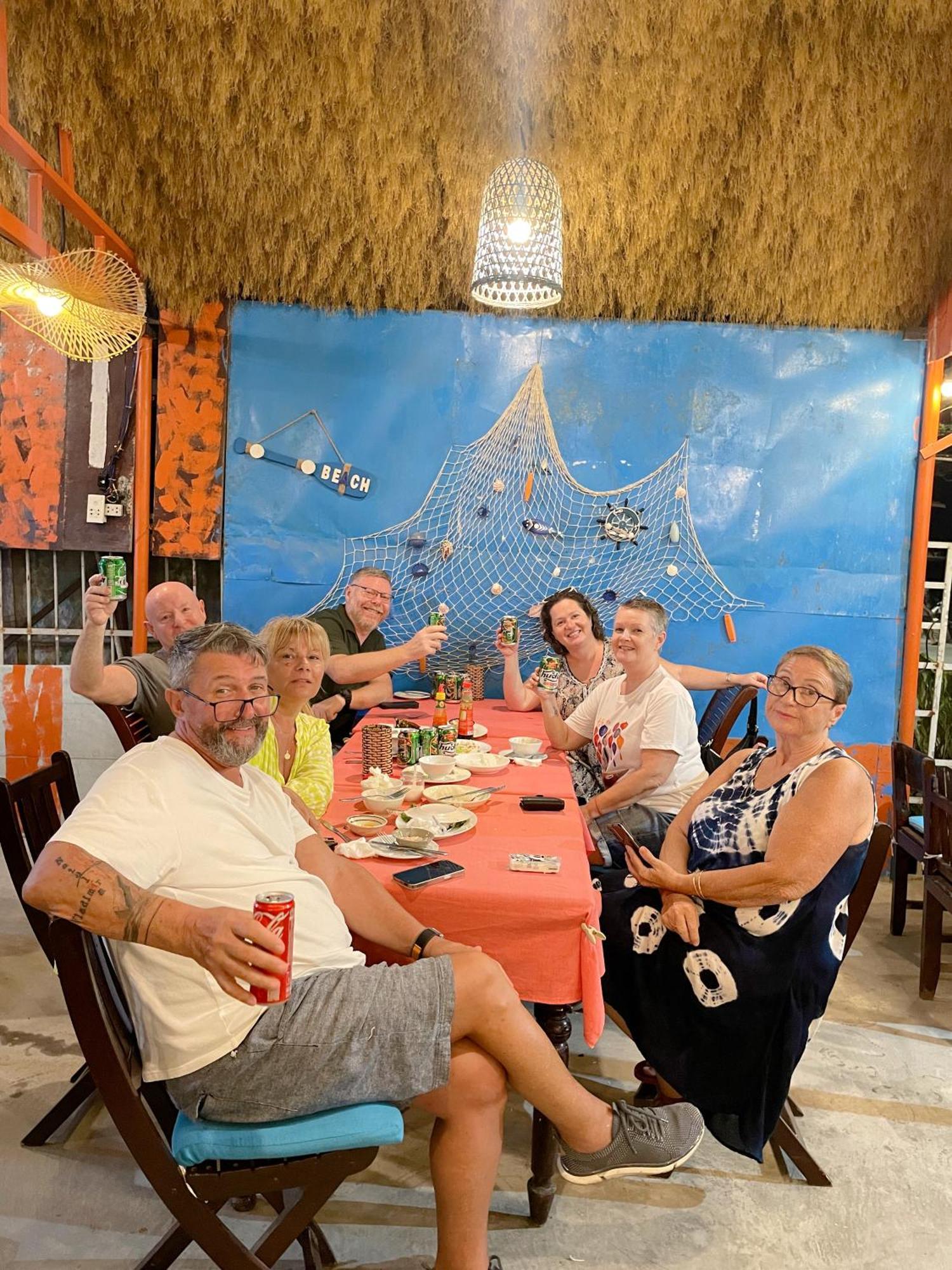 Hammock Homestay Tân Hiệ Esterno foto
